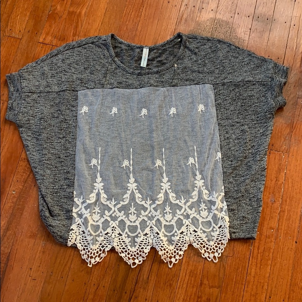 Lace sweater